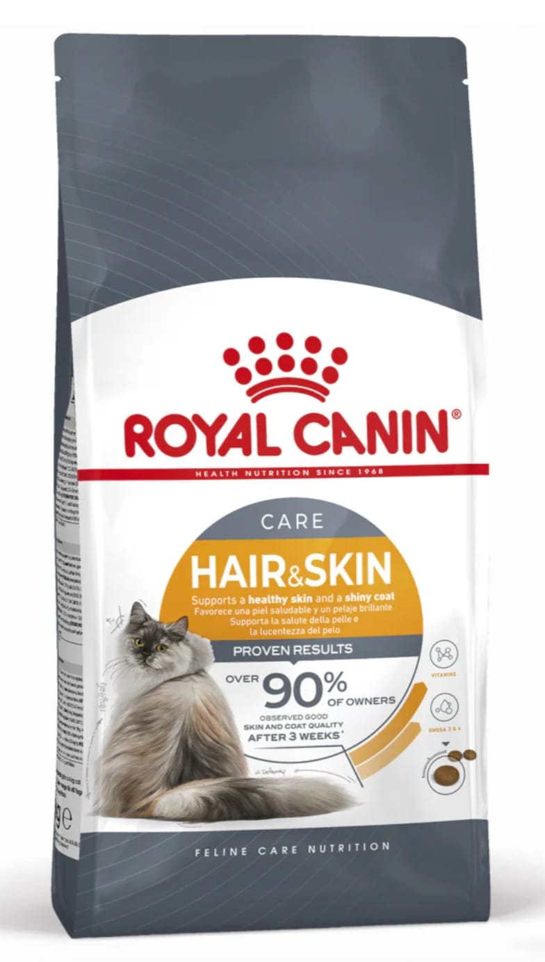 Royal Canin   Hair And Skin 4kg  Feline Care Nutrion