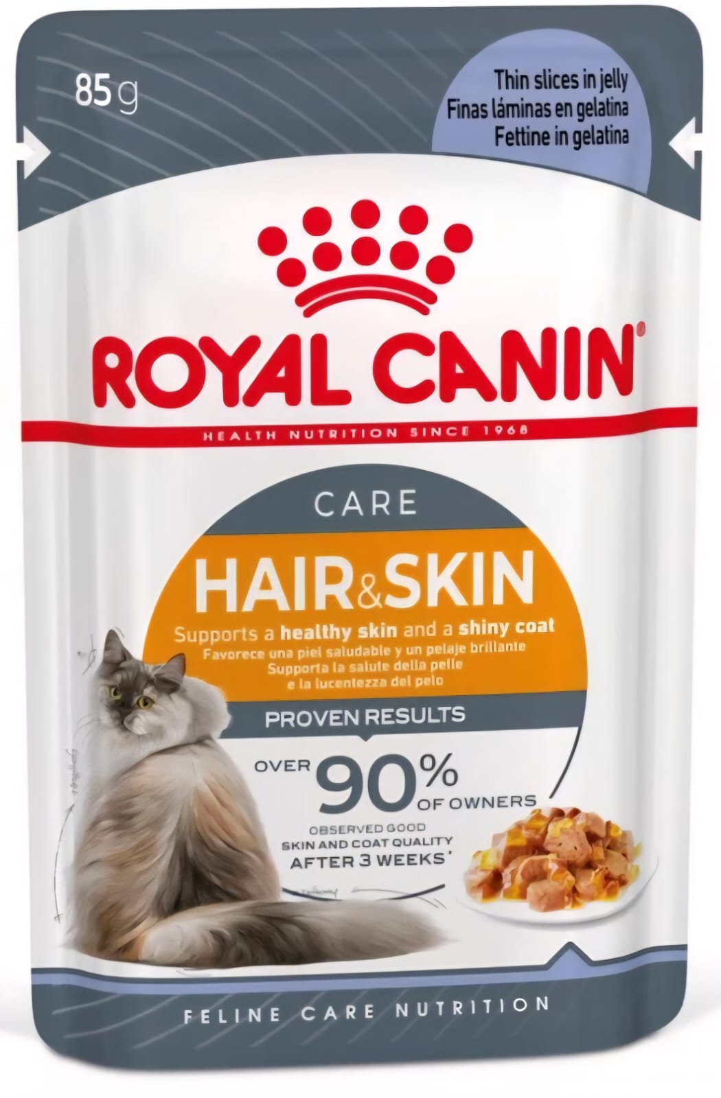 Royal Canin Hair And Skin Cat Wet Food In Jelly 85g