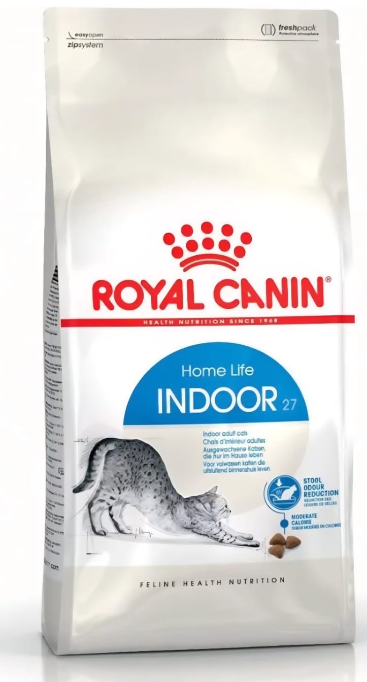 Royal Canin Indoor 27 Feline Care Nutrion 4kg For Cats