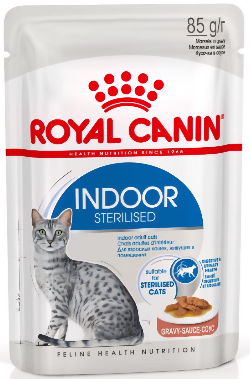 Royal Canin Indoor Sterilised Cat In Gravy 85g