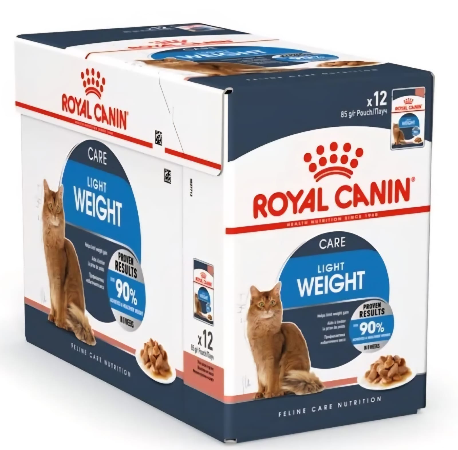 Royal Canin Light Weight Wet Food Box 12×85g Health Feline Nutrion