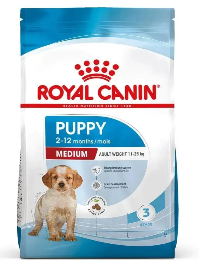 Royal Canin  Medium Puppy  2_12 Months 4kg  Dog Food