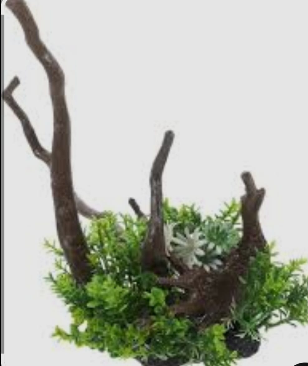 SAAS Aquarium Artificial Statue Plant
