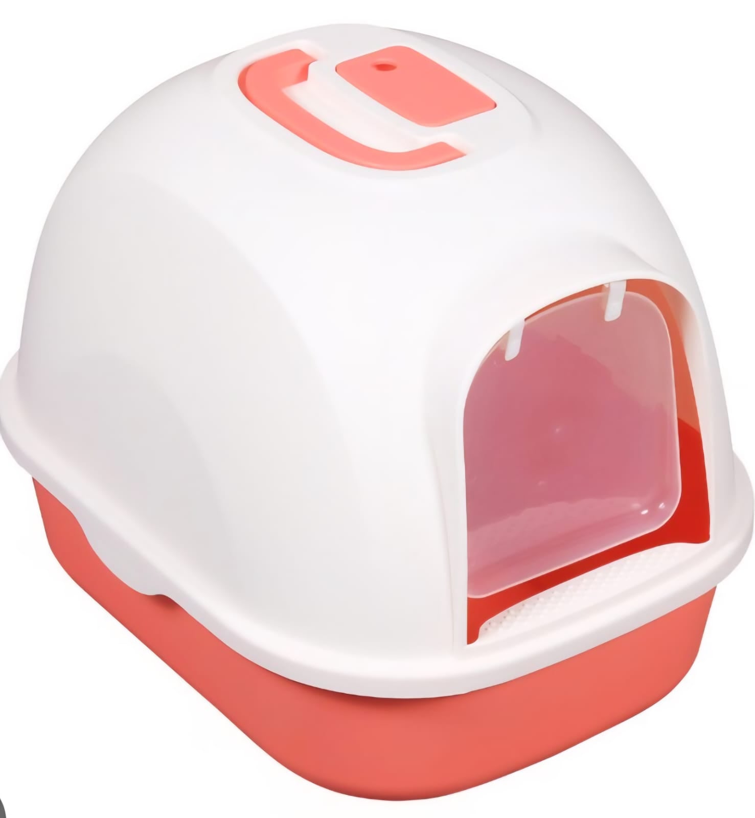 SAAS Cat Closed Litter Box – Peach Color