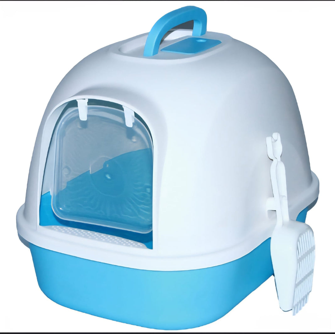 SAAS Cat Litter Closed Box – Blue Color