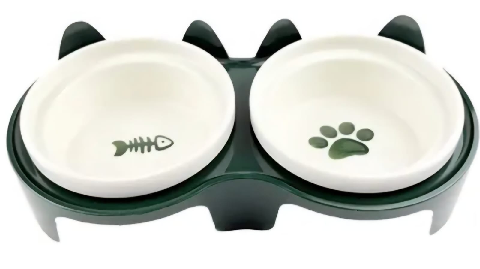 SAAS Ceramic Bowl With Stand – 2 Piece (Green)