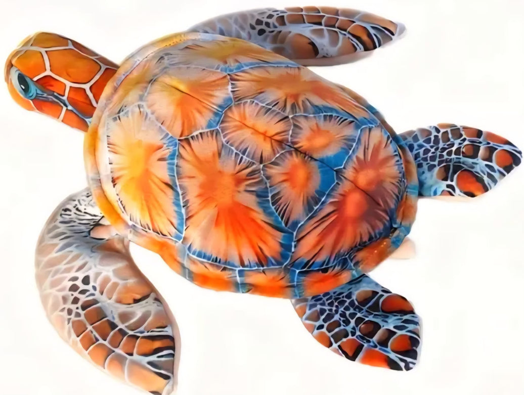 SAAS Realistic Ocean Sea Turtle Soft Toy