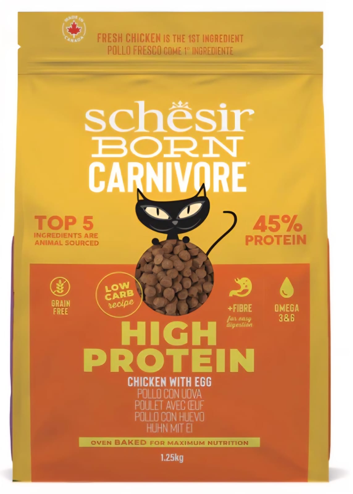 Schesir Born Carnivore High Protein Chicken  With Egg 1.25kg