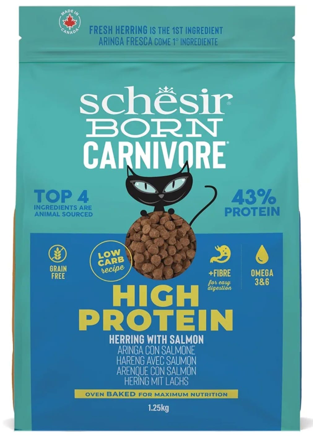 Schesir  Born Carnivore  High Protein  Herring With Salmon
