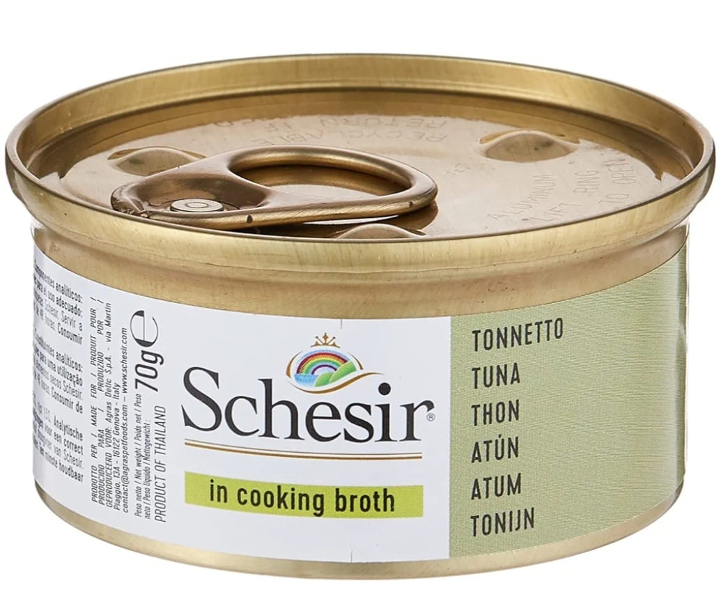 Schesir  In Cooking Broth Tuna For Cats  70g
