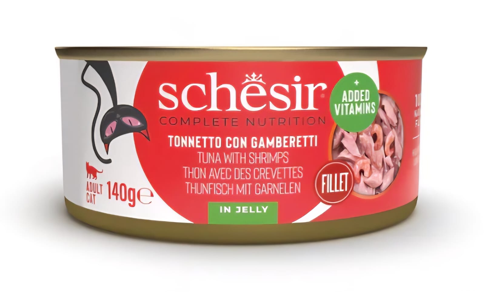 Schesir  InJelly Tuna With Shrimp For  cats 85g