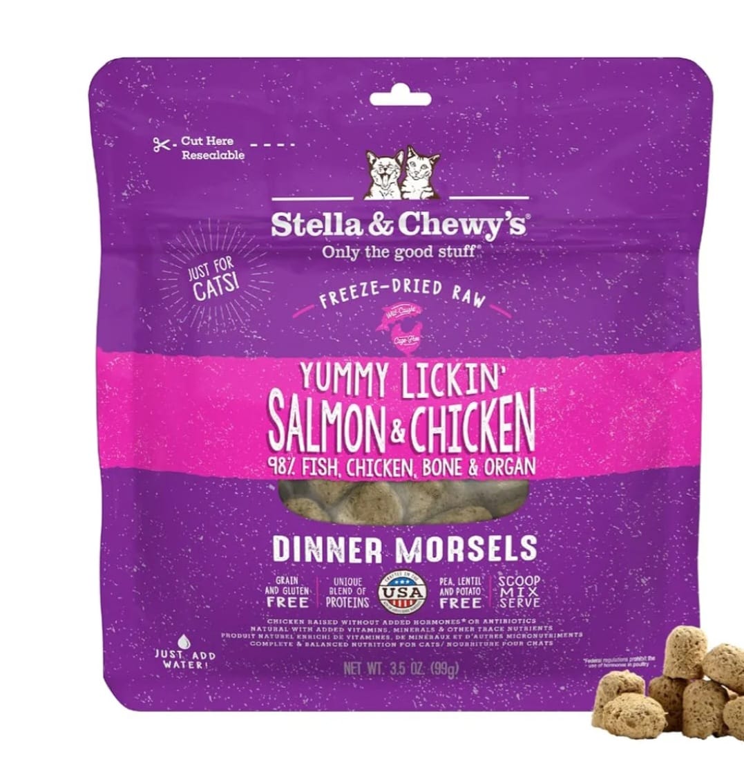 Stella And Chewy's Freeze  Dried  Raw Salmon And Chicken 99g
