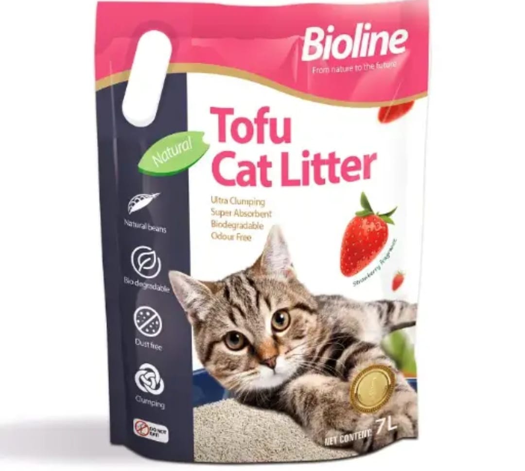 Tofu cat litter  7litre strawberry