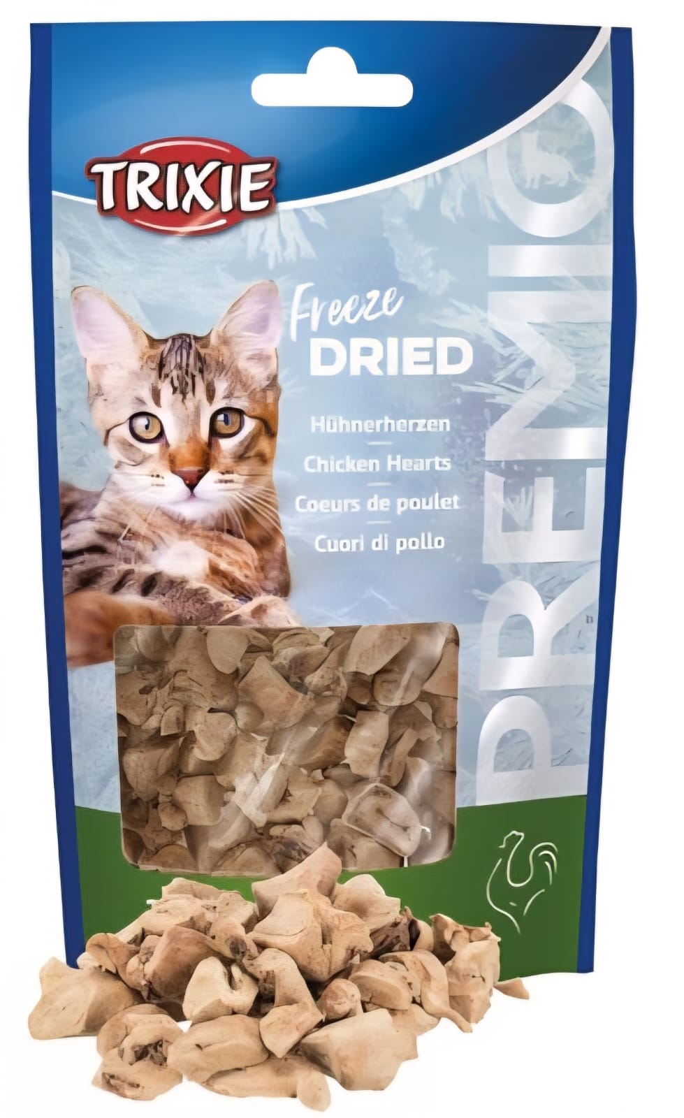 Trixie Cat Freeze Dried Chicken Hearts Treats 25g