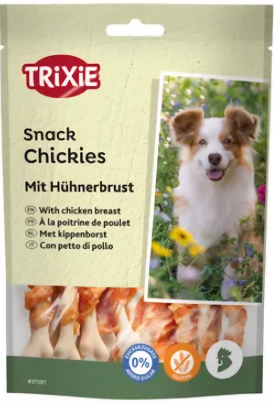 Trixie Dog Snack Chickies Mit Huhnerbrust With Chicken Breast 100g