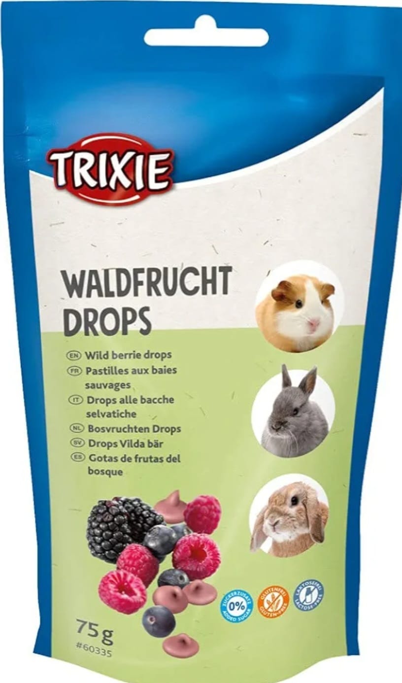 Trixie Waldfrucht Drops (Wild Berry Drops) 75g