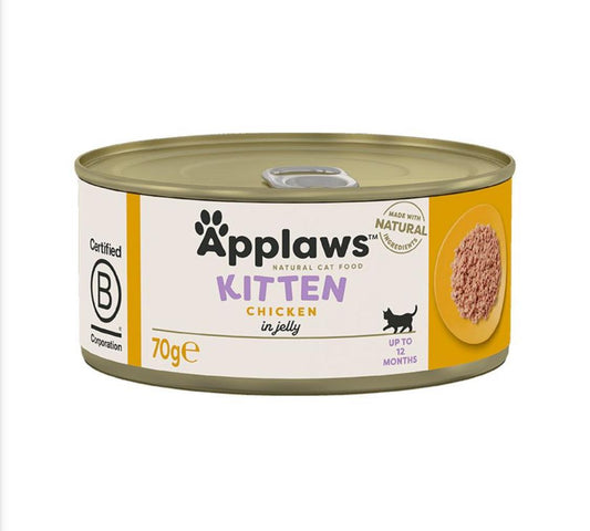 Applaws Chicken Wet Kitten Food 70g Tin