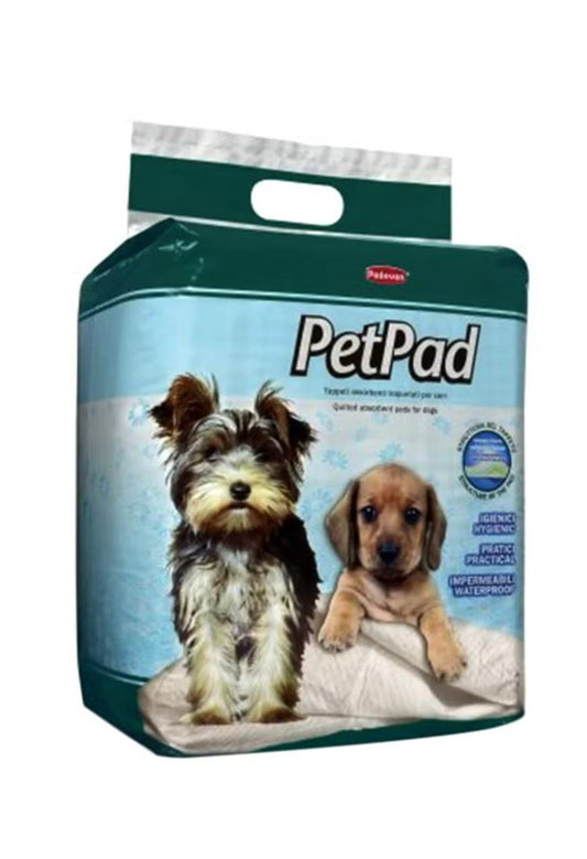 Padovan PetPad 40 Pieces Quilted Absorbent Medium Training Pet Pads White 60X90cm