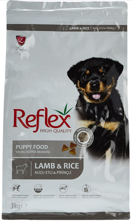 Reflex Puppy Food Lamb And Rice, 3 Kg