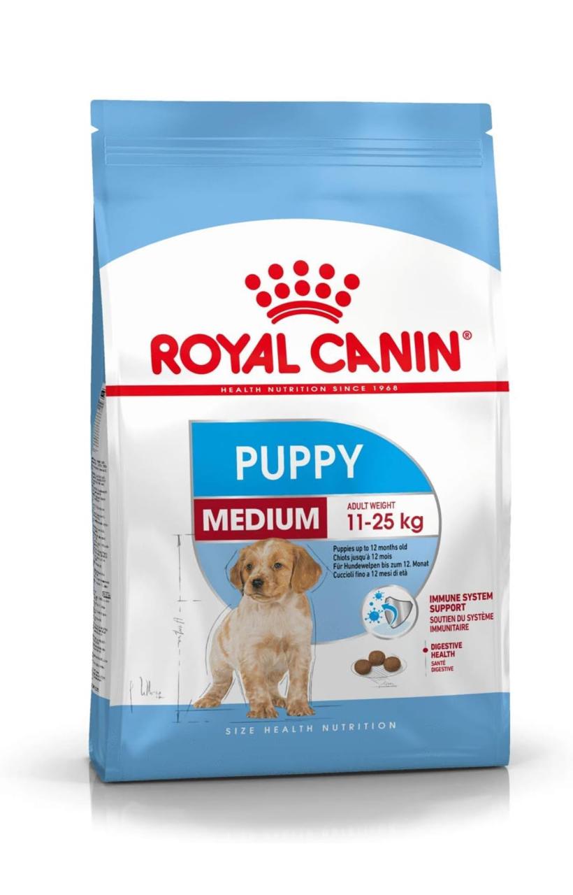 Royal Canin Shn Medium Puppy 10 Kg Size Health Nutrition Dog Food, Multicolor, 02Rcmedj10, Dry Food