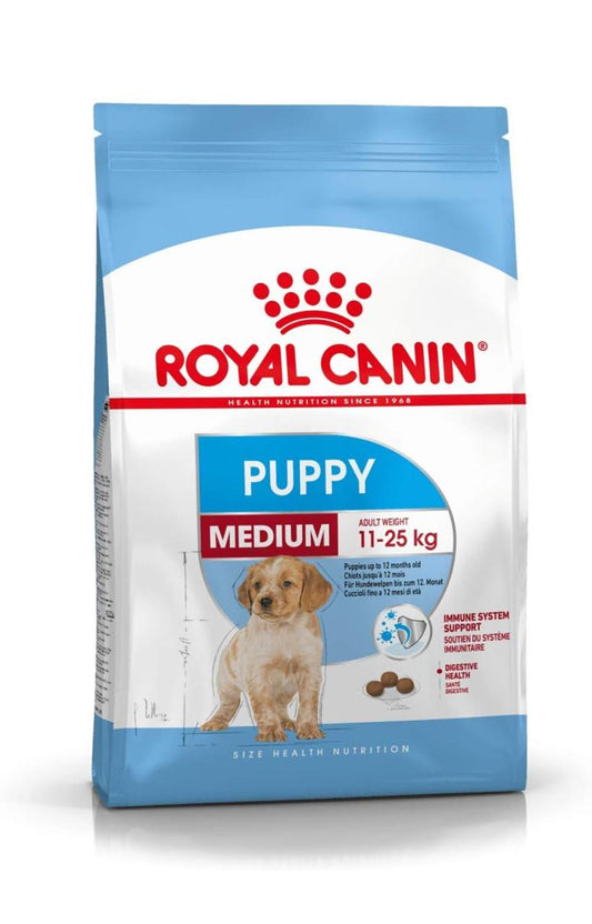 Royal Canin Shn Medium Puppy 10 Kg Size Health Nutrition Dog Food, Multicolor, 02Rcmedj10, Dry Food