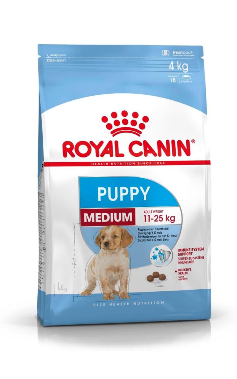 Royal Canin Medium Puppy Dry Food - 4KG