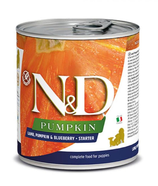Farmina N&D Lamb Pumpkin and Blueberry Starter Canned Dog Food - 285 g