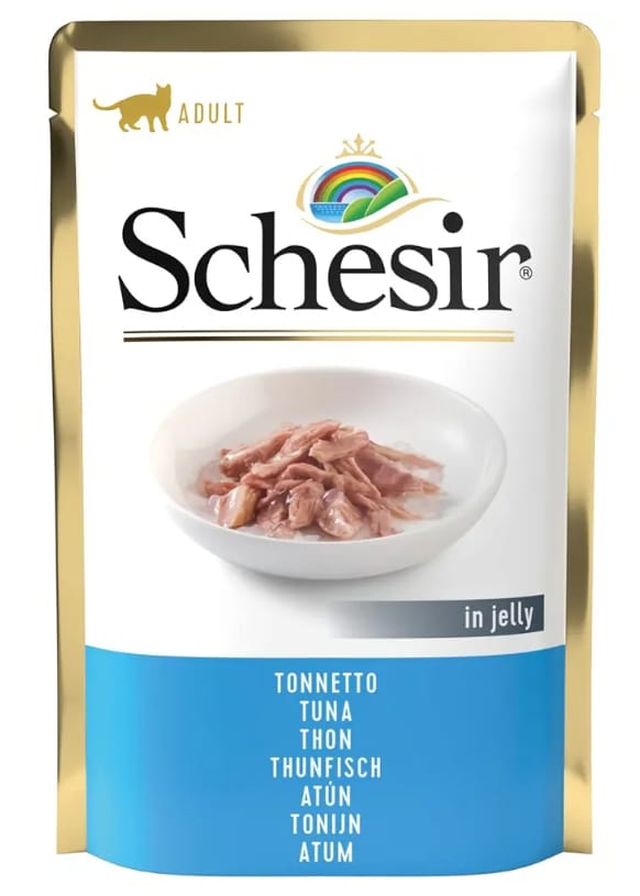 SCHESIR CAT POCH JELLY TUNA 85G