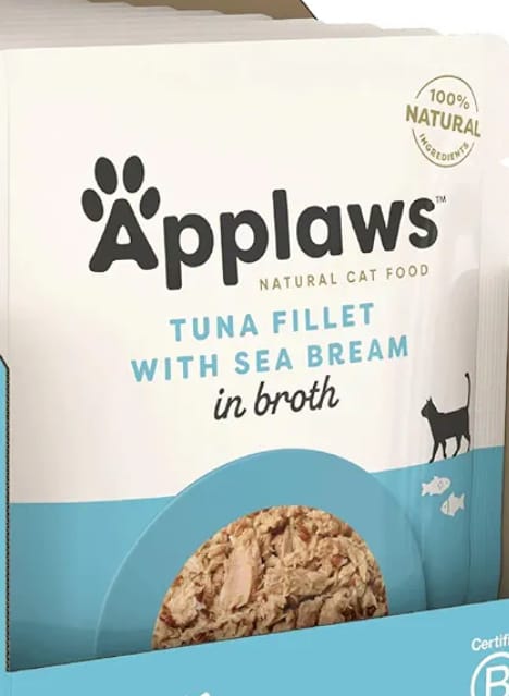 Applaws Cat Pouch Tuna & Seabream 70g