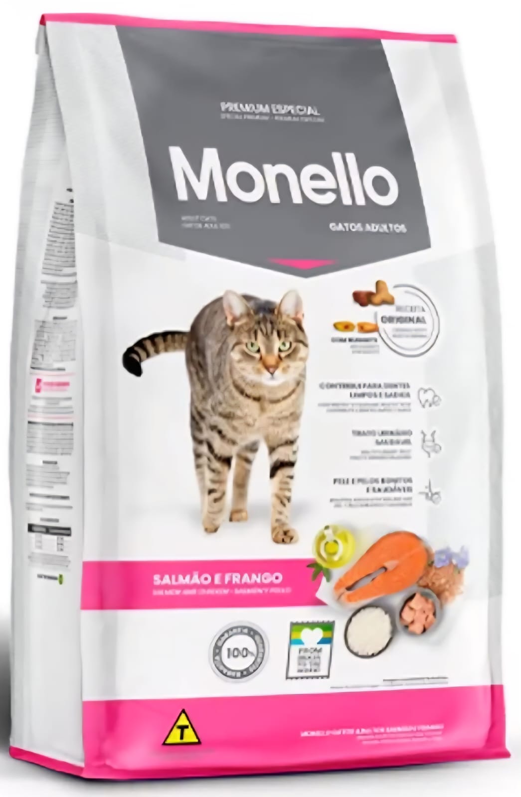 Monello Adult Cat Dried Food Salmon And Chicken 1kg