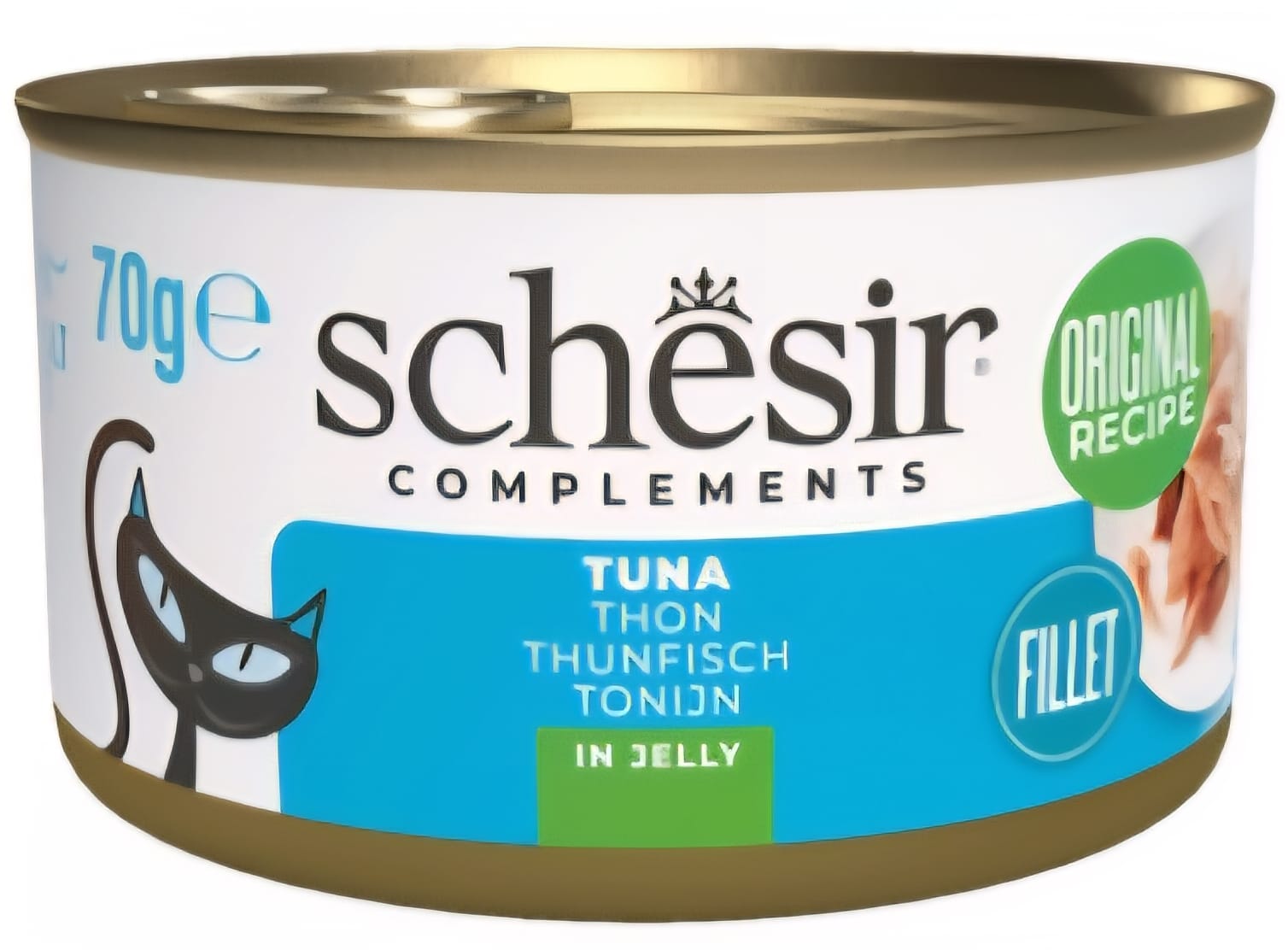 Schesir Adult Cat Tinned Wet Food Tuna 70g