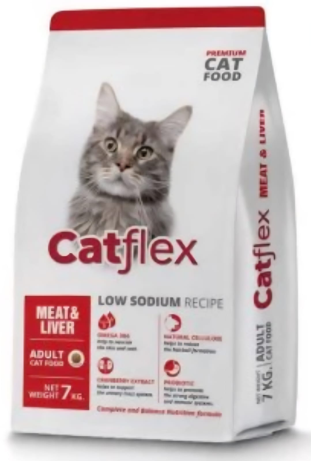 Catflex Adult Cat Dry Food Meat And Liver 7kg