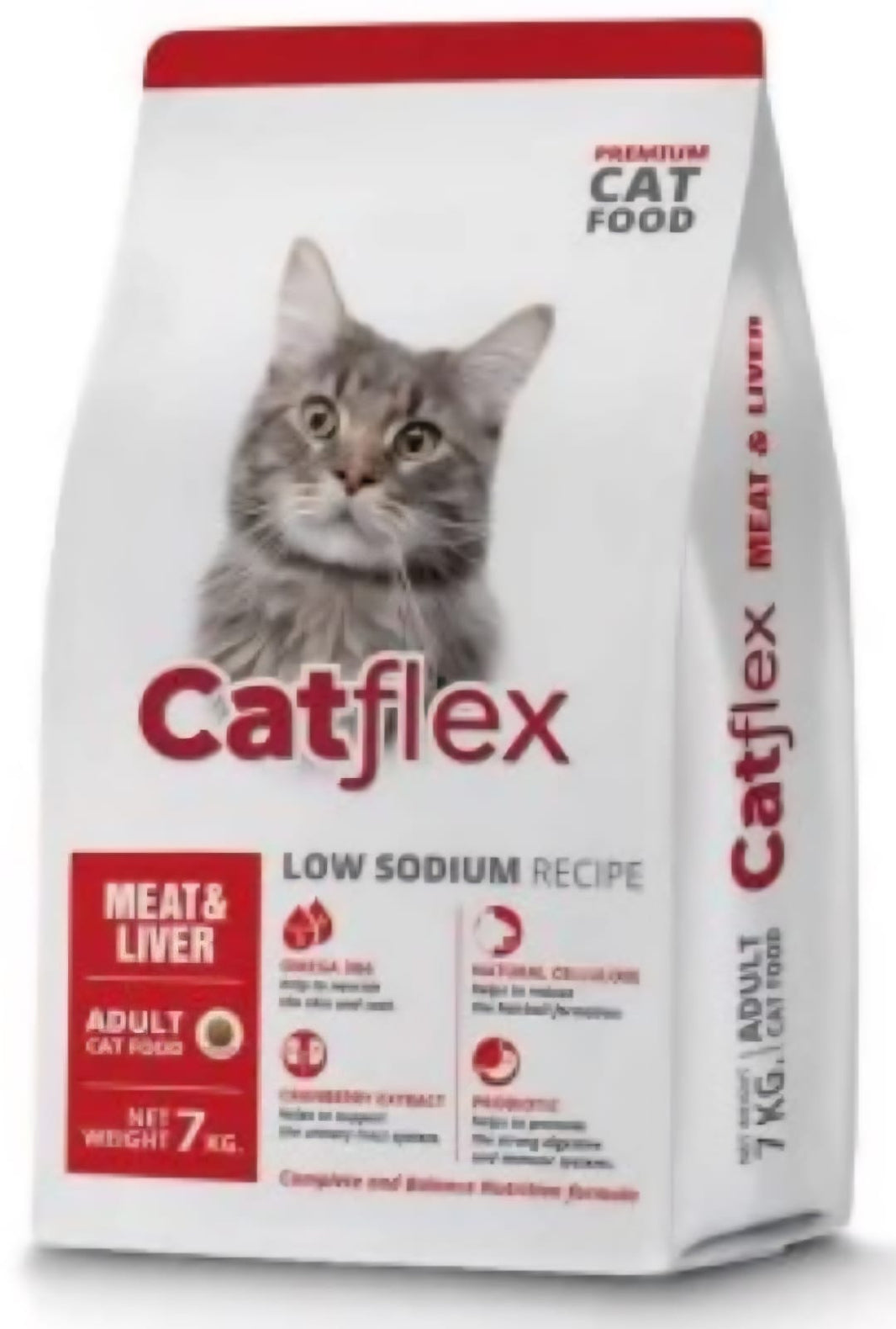 Catflex Adult Cat Dry Food Meat And Liver 7kg