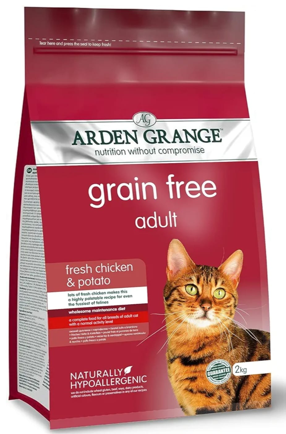 Arden Grange Grain Free Adult Cat Food  2kg