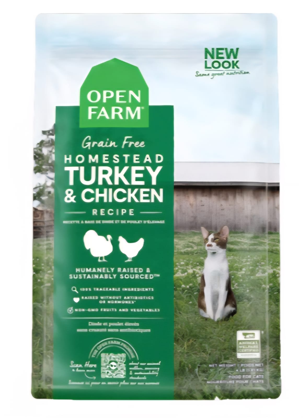 Open Farm  Turkey And Chicken  Grain Free  Cat Dried Food 1.81kg